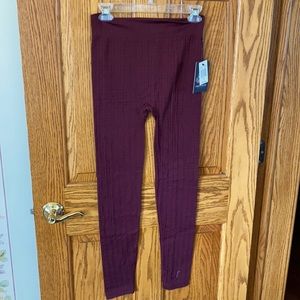COPY - Cotton candy New York City tights. NWT. Windsor Wine color Fleece Lined.